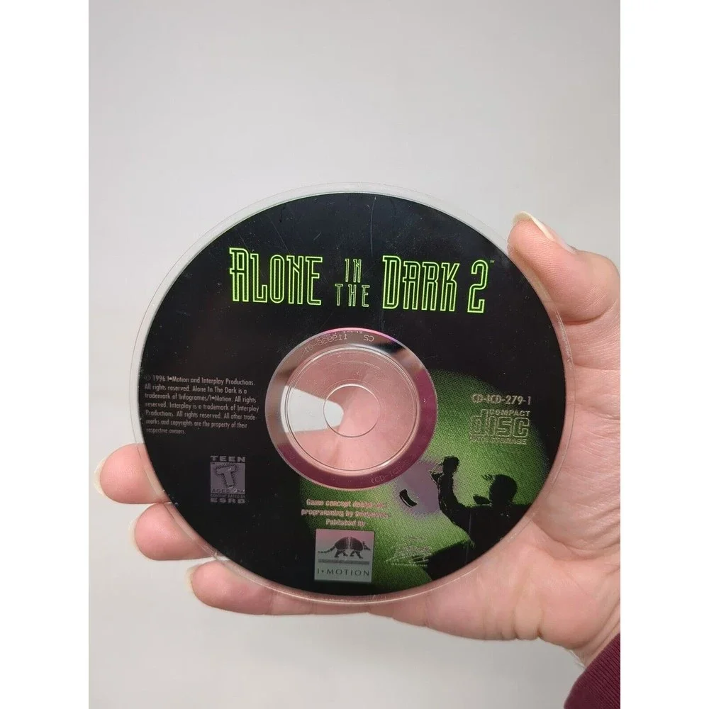 Alone in the Dark 2 PC 1996 CD-ROM Game‎ Disc Only US Version Tested Working VTG